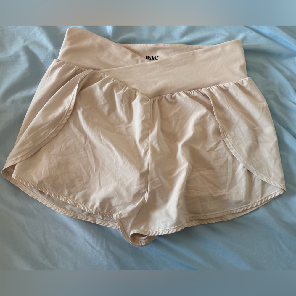 PacSun Light Beige Athletic Shorts